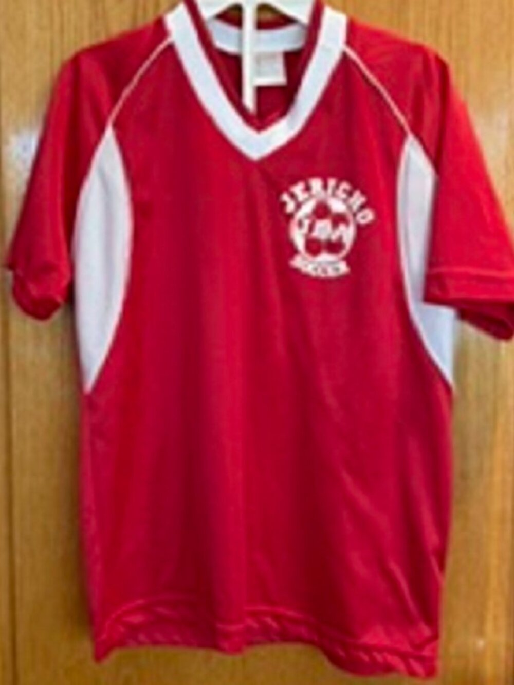Unisex Sport Loft Shirt & Shorts JAA Soccer Matching 2 Pcs Set Red/White M